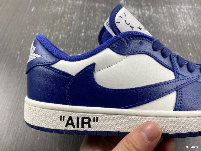 Rep TBK SCOTT AIR TRAVIS JORDAN X OFF-WHITE 1 DM7890-101 X CUSTOM 0727